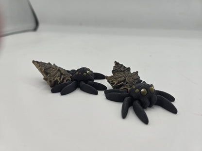 Tiny Cute Articulated Leaf Fall Themed Spider | 3D Print