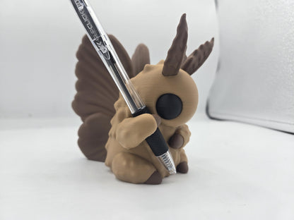 Moth Desk Buddy | Pen or Apple Pencil Holding Moth | 3D Print