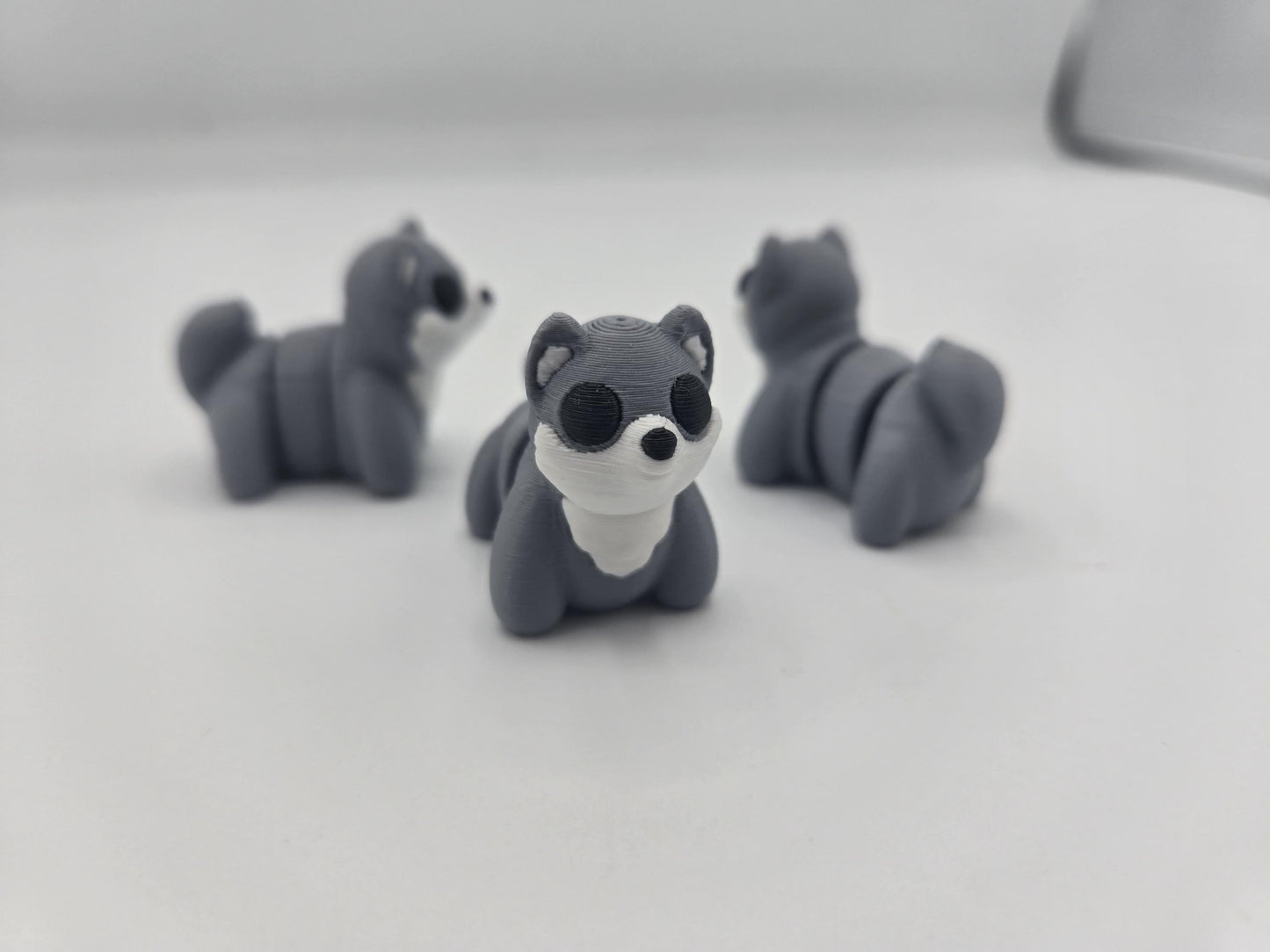 Tiny Baby Wolf Pup Articulated Flexi 3D Print