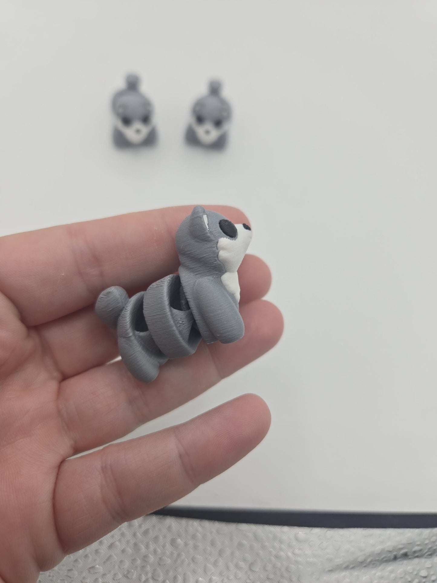 Tiny Baby Wolf Pup Articulated Flexi 3D Print
