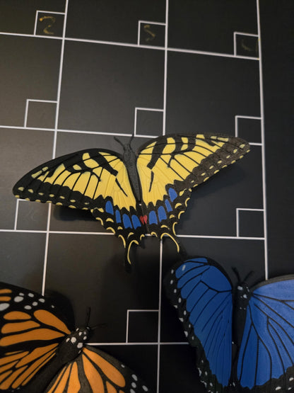 Butterfly Magnets | Monarch, Blue Morpho or Yellow Swallowtail | 3D Print