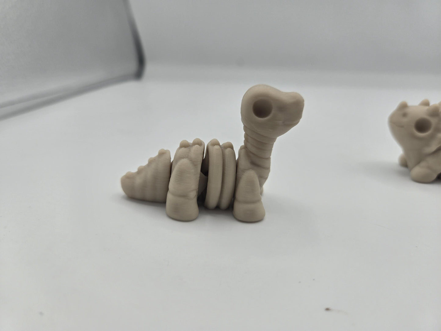 Baby Skeleton Dinosaurs Articulated Flexi | Brontosaurus, Stegosaurus, Pteradactyl, or Triceratops | 3D Print