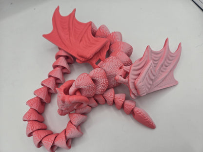 Flexi Shoulder Drape Wyrm Articulated 3D Print