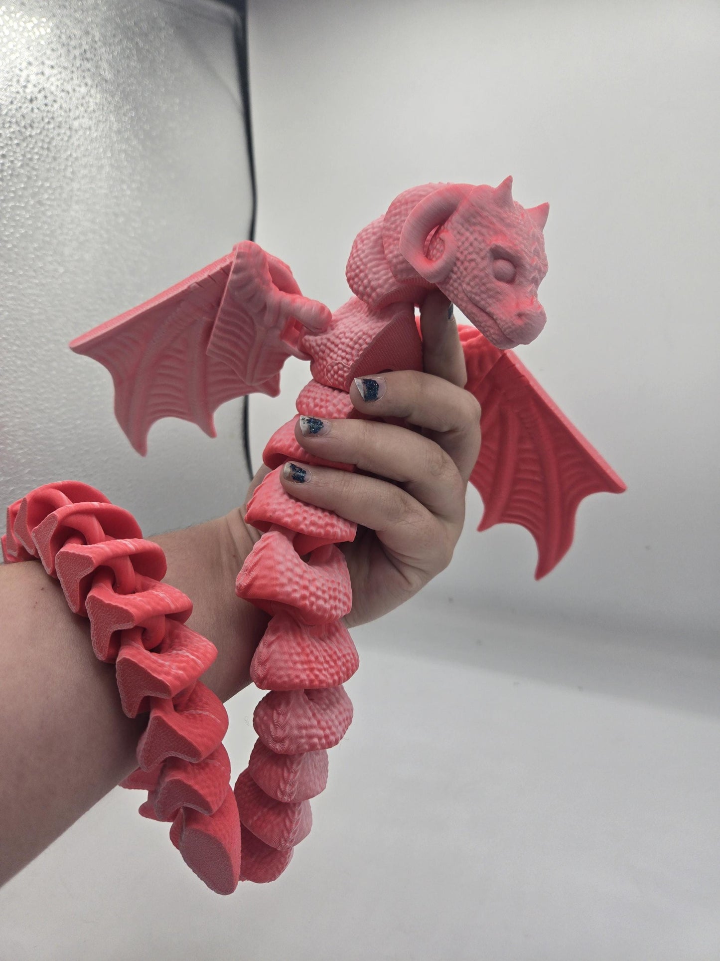 Flexi Shoulder Drape Wyrm Articulated 3D Print