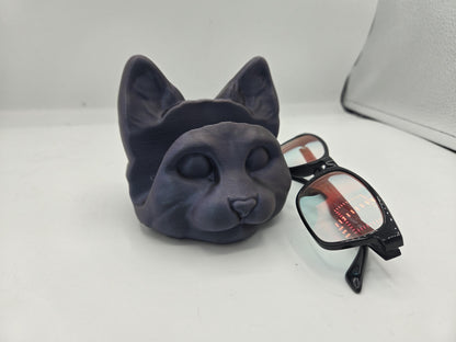 Cat Head Glasses Holder Display | 3D Print