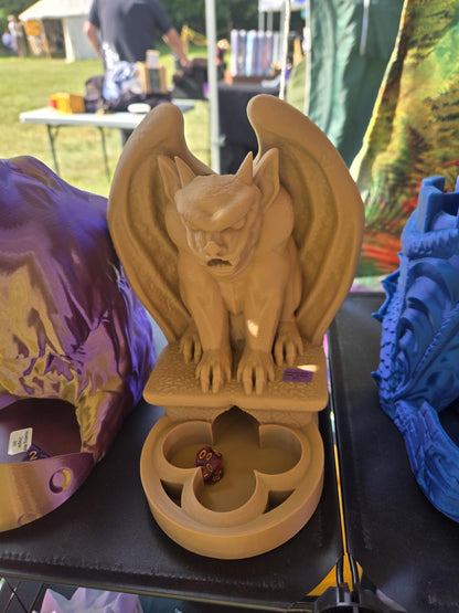 Gargoyle Dice Tower Tabletop Gaming Accessory 3D Print