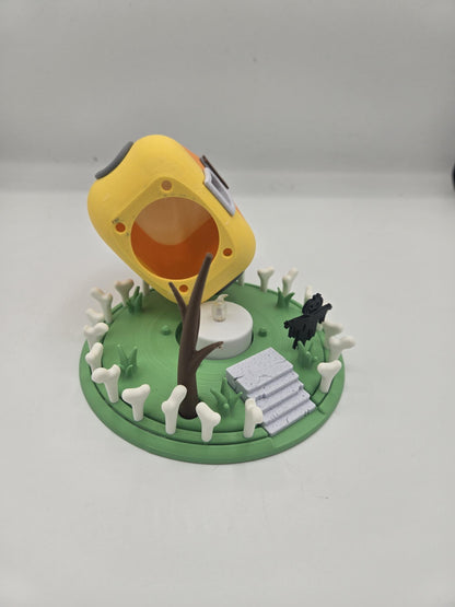 Haunted Candy Corn House Indoor Fairy House w LED Tealight 3D Print