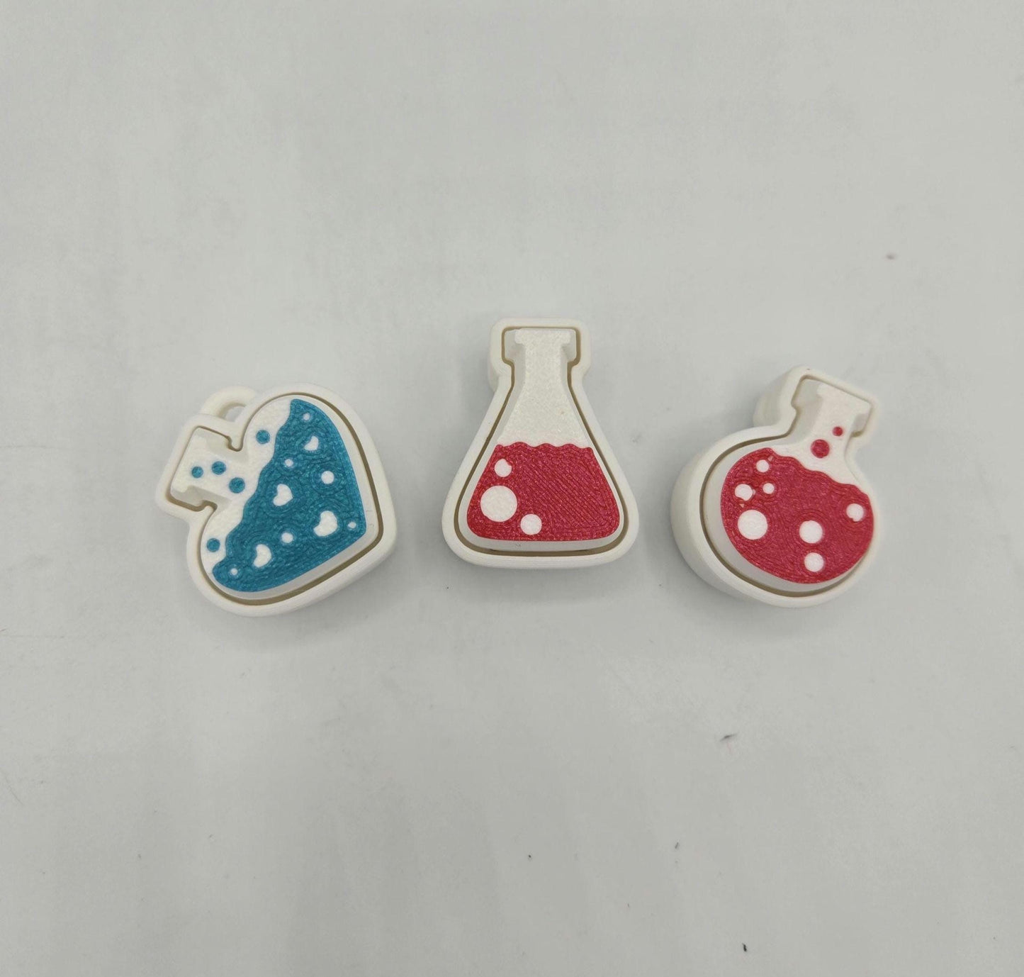 Potion Bottle Mechanical Clicker | Love Potion, Beaker or Round Bottle | 3D Print