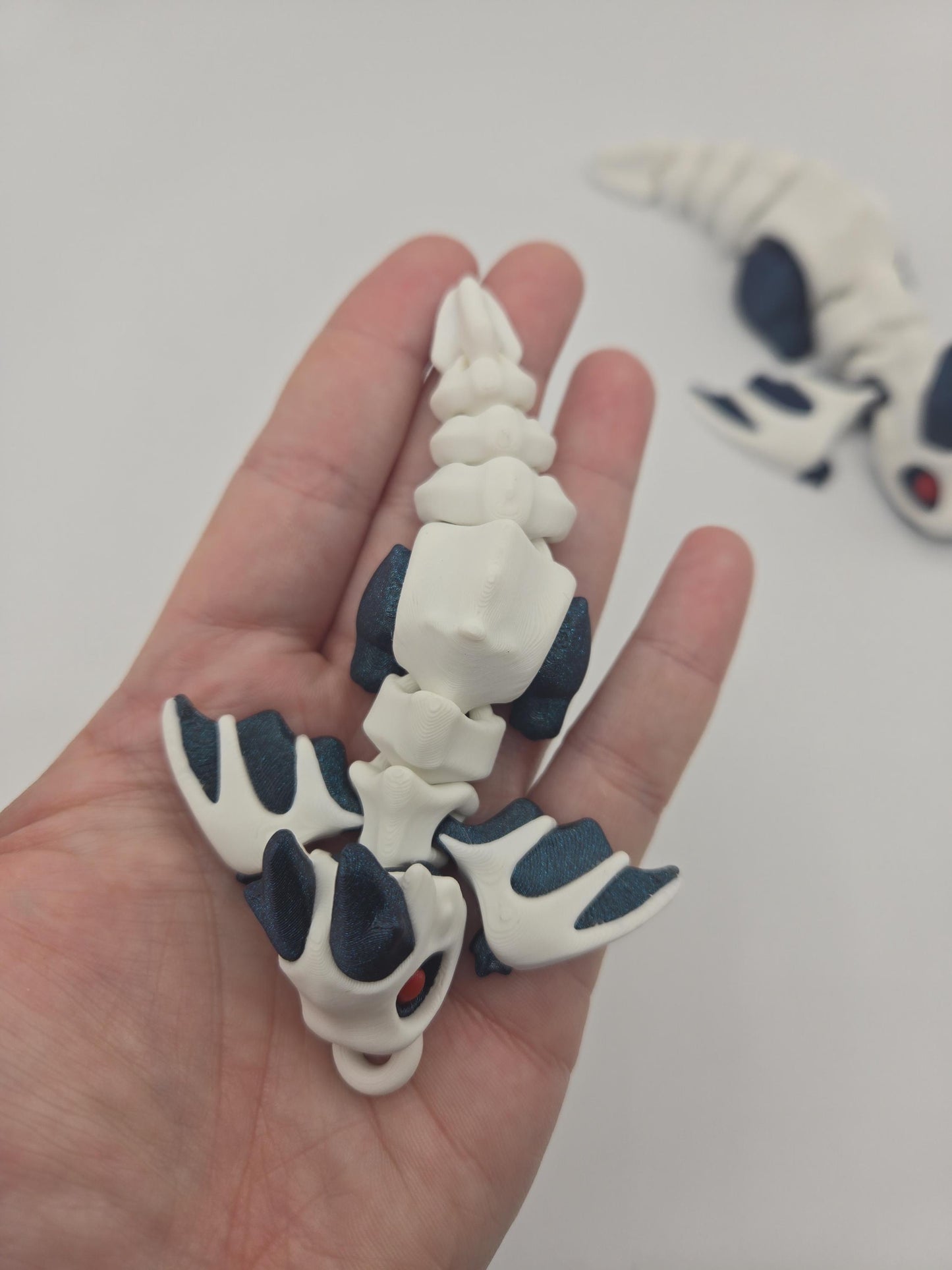 Marrow the Flexi Halloween Bone Dragon 3D Print