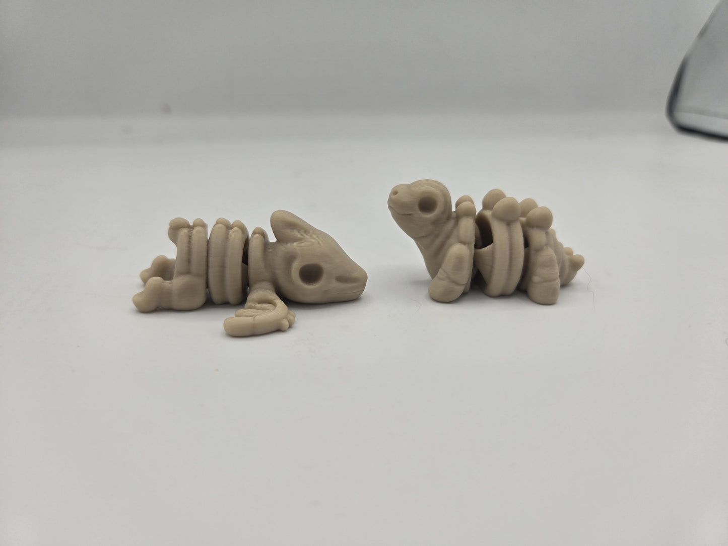 Baby Skeleton Dinosaurs Articulated Flexi | Brontosaurus, Stegosaurus, Pteradactyl, or Triceratops | 3D Print