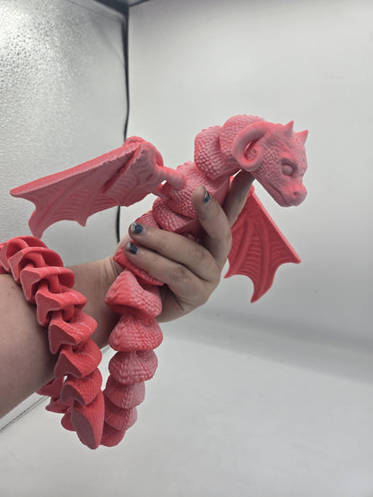 Flexi Shoulder Drape Wyrm Articulated 3D Print