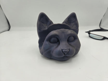 Cat Head Glasses Holder Display | 3D Print