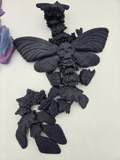 Articulated Deathmoth Dragon Flexi 3D Print