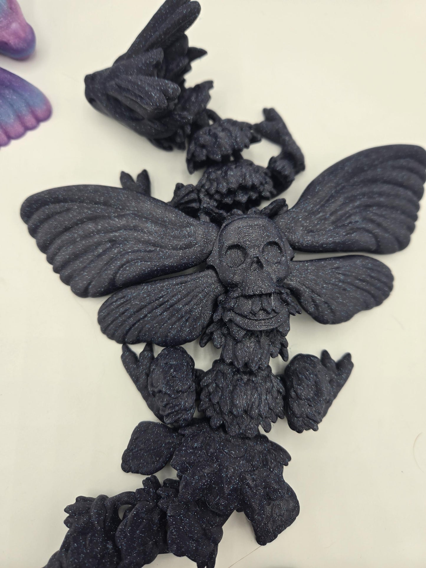 Articulated Deathmoth Dragon Flexi 3D Print