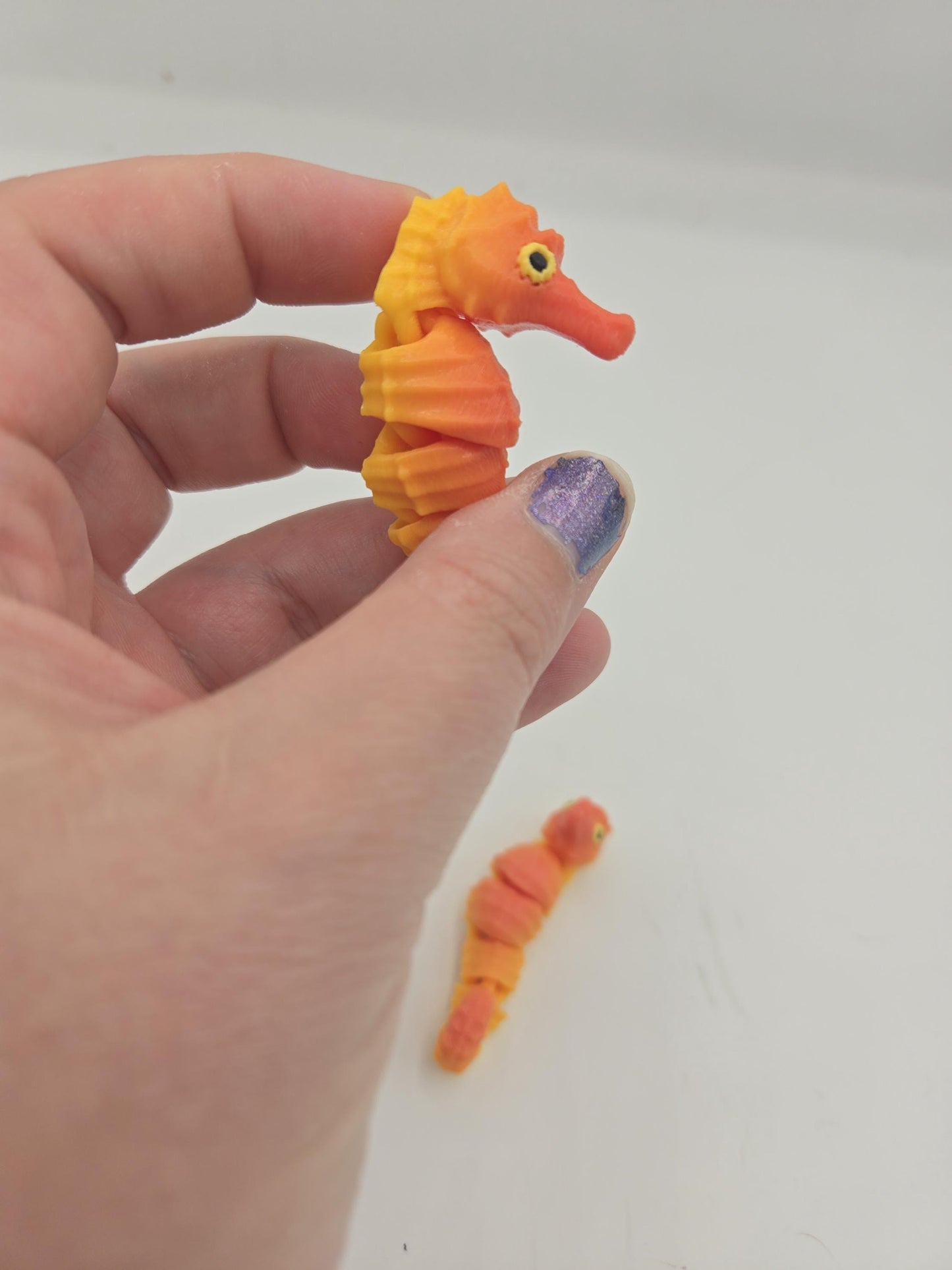Baby (or Nano Mini) Seahorse Flexi Articulated 3D Print