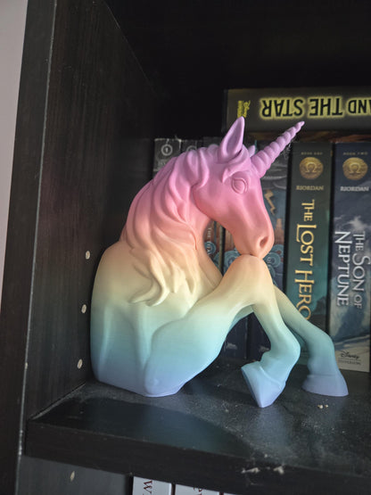 Unicorn Book Shelf Nook/Display 3D Print
