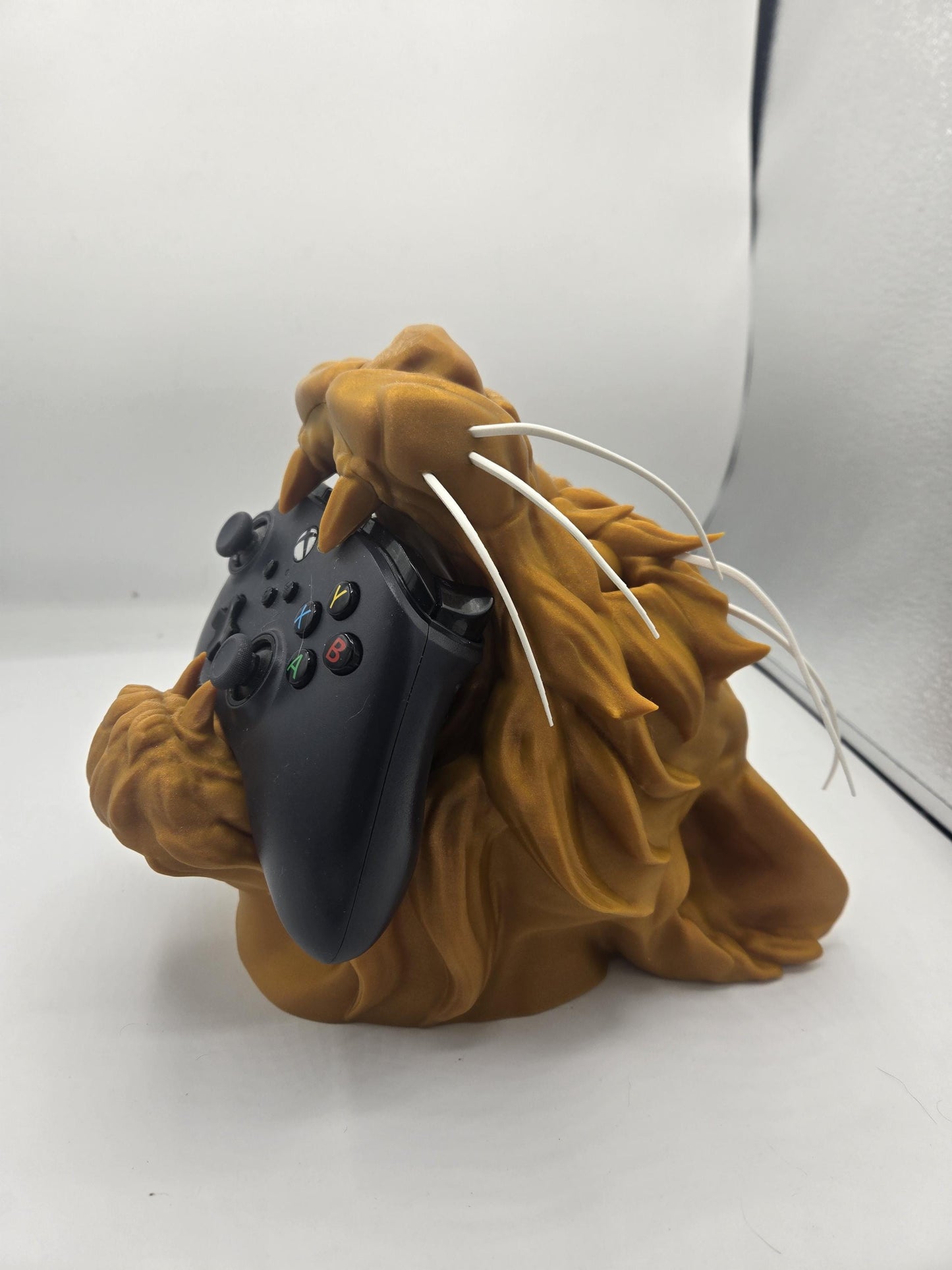 Wall Hanging (with Command Strips) or Tabletop Tiger Controller Holder 3D Print