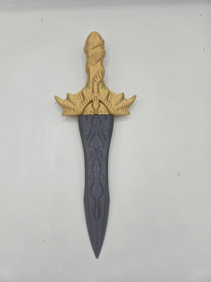 Cosplay or Costume Fantasy Dragon-Hilt Dagger 3D Print