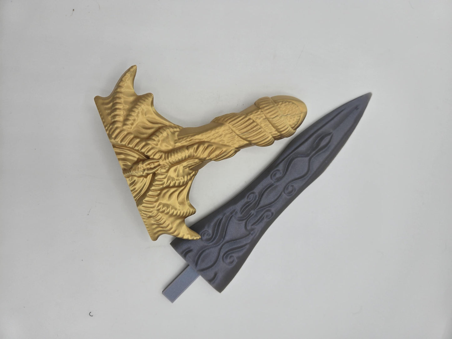 Cosplay or Costume Fantasy Dragon-Hilt Dagger 3D Print
