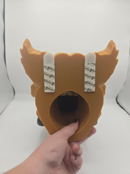 Wall Hanging (with Command Strips) or Tabletop Tiger Controller Holder 3D Print