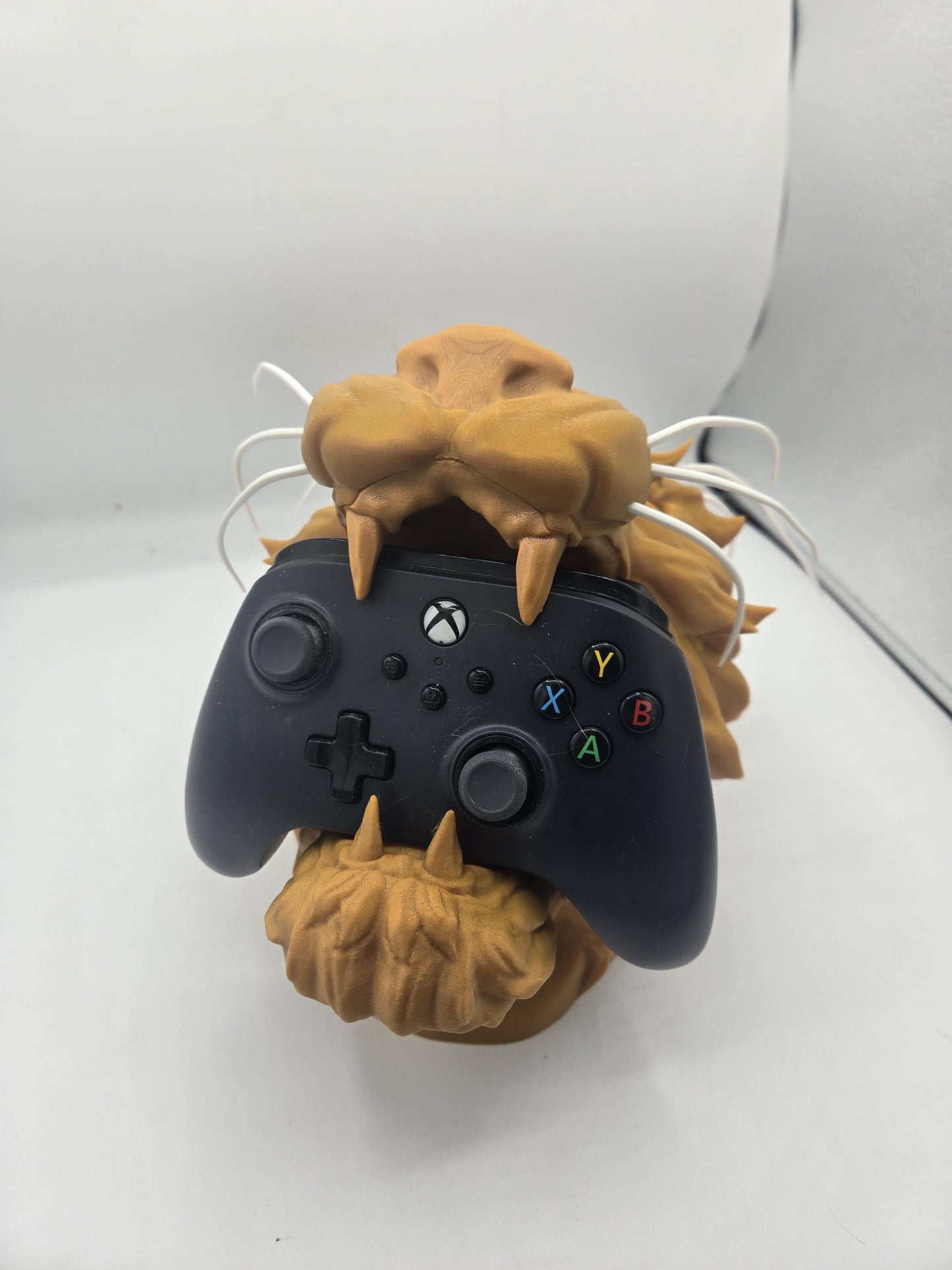 Wall Hanging (with Command Strips) or Tabletop Tiger Controller Holder 3D Print
