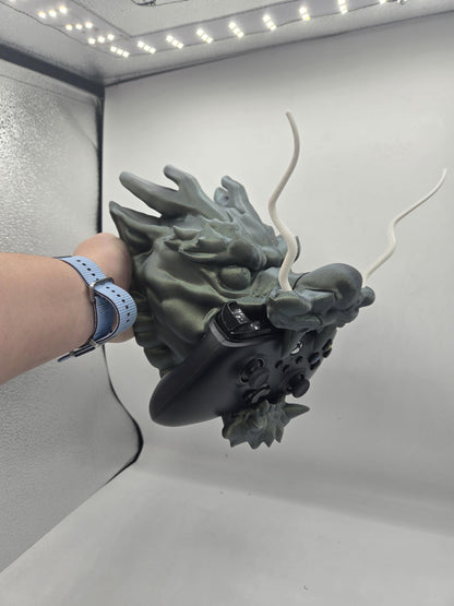 Dragon Wall Hanging (with Command Strips) or Tabletop Controller Holder 3D Print