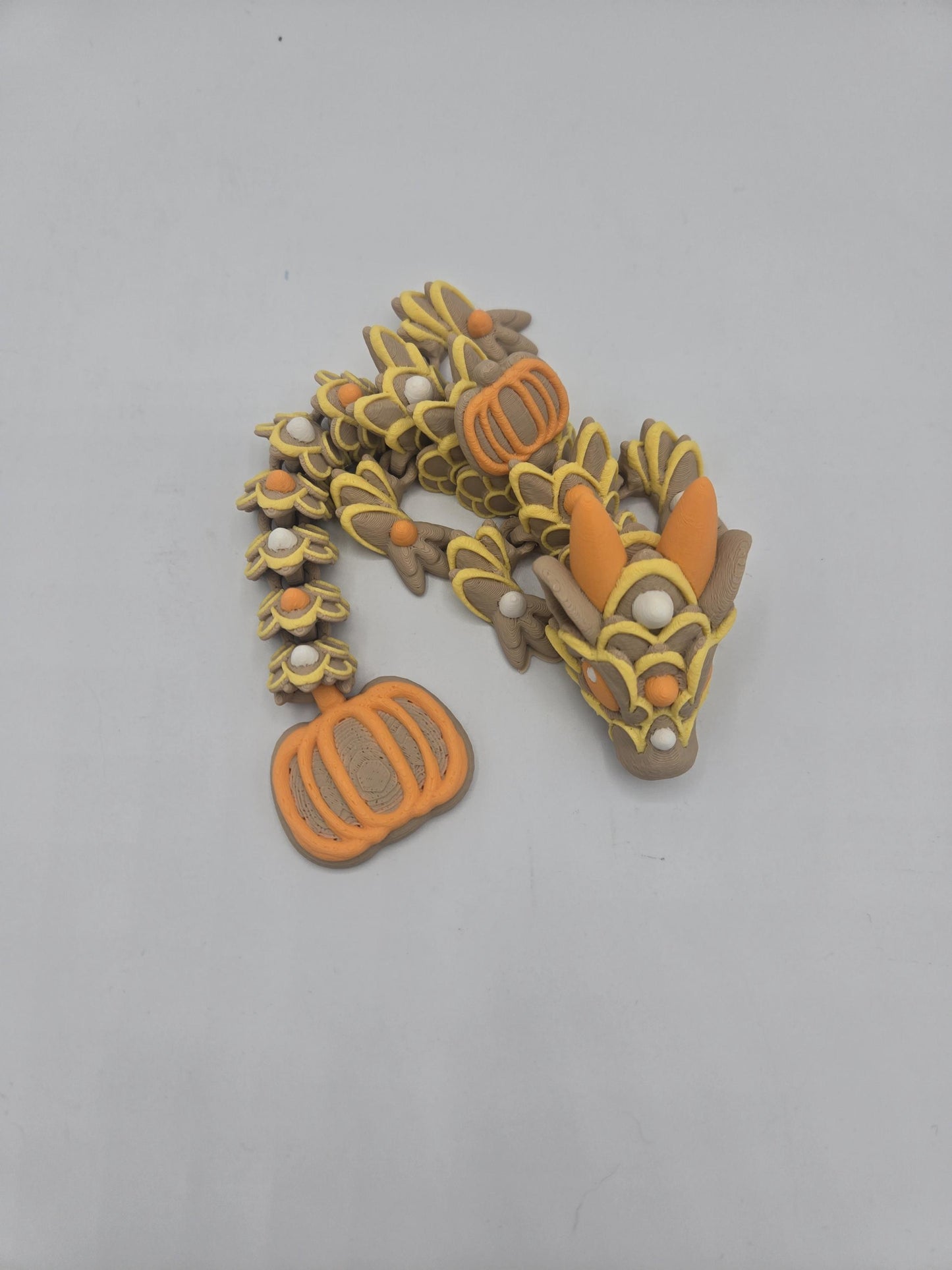 Baby Pumpkin Spice Cookie Dragon Articulated 3D Print