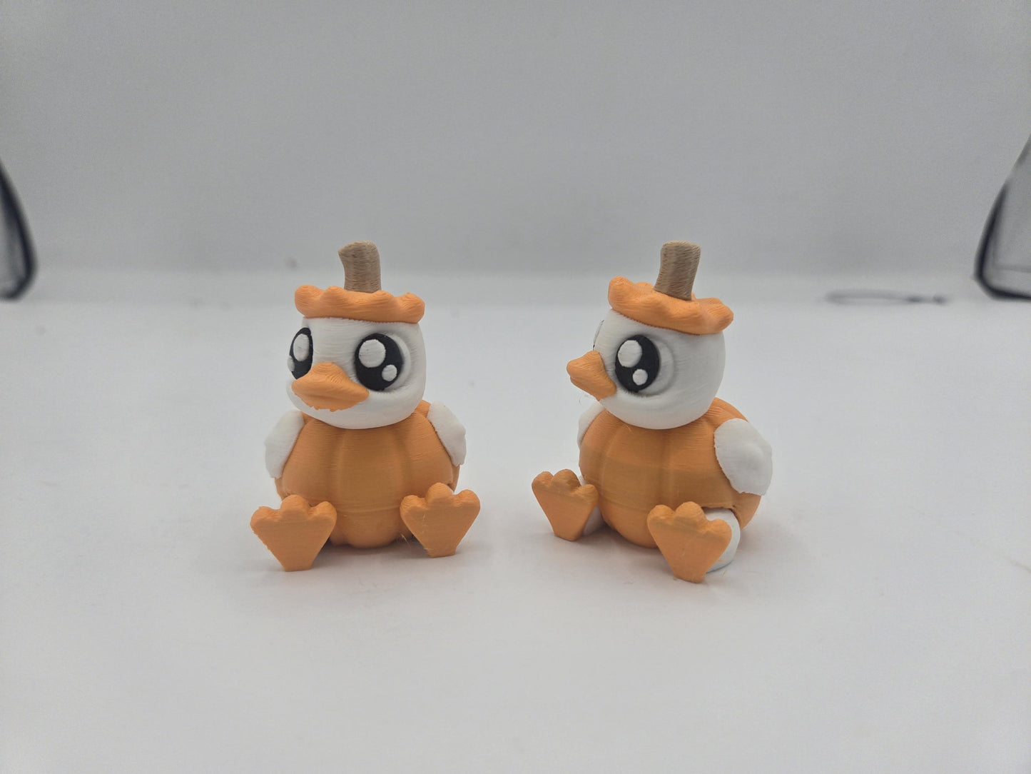 Cute Pumpkin Duck Adorable 3D Print