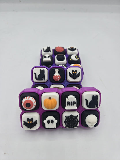 Random Halloween Combination Mechanical Key Clickers Fidget 3D Print