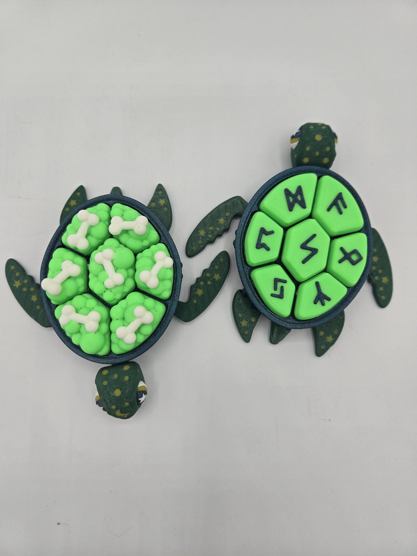 Spooky Halloween Themed Cauldron Turtle Mechanical Keys Clicker | Potion or Runic Shell | 3D Print