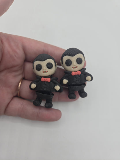Spooky Fun Articulated Tiny Articulated Count Dracula 3D Print