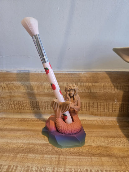 Mermaid Pen Holder Desk Decor 3D Print