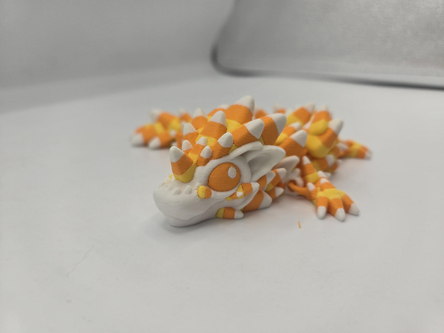 Baby Candy Corn (70%) Fall Halloween Themed Dragon 3D Print