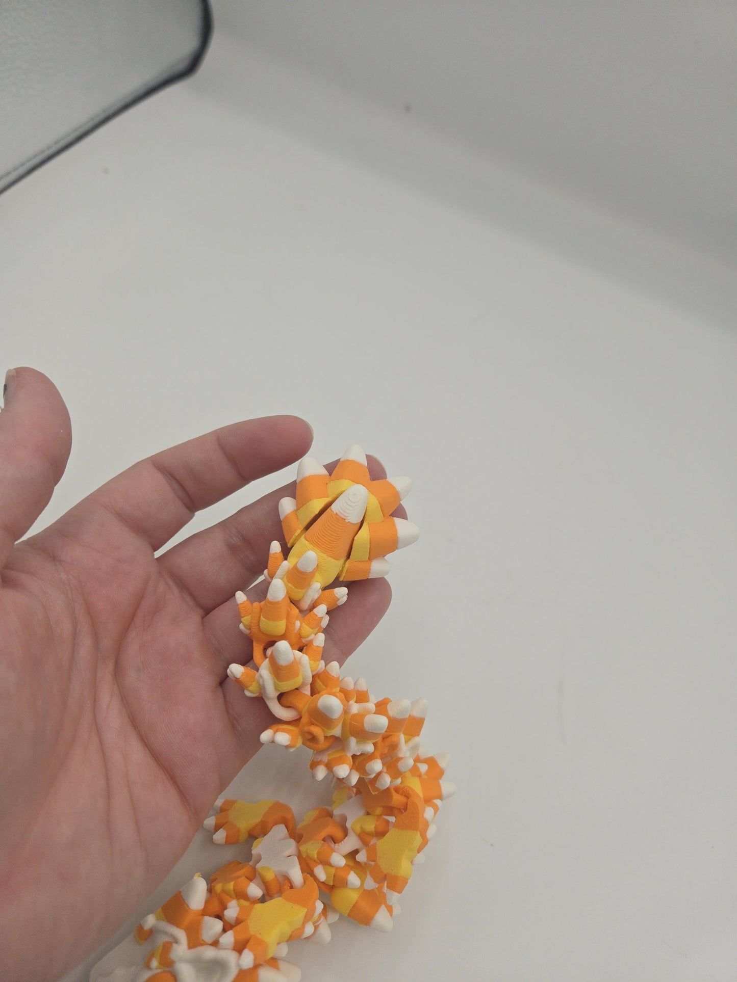 Baby Candy Corn (70%) Fall Halloween Themed Dragon 3D Print