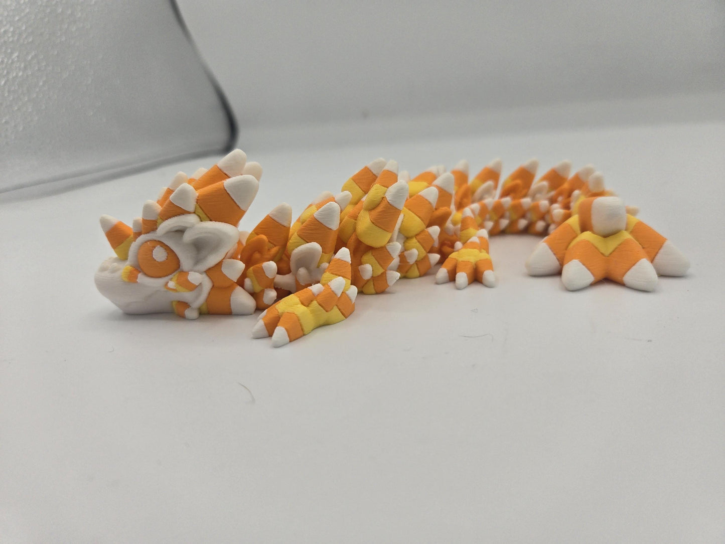 Baby Candy Corn (70%) Fall Halloween Themed Dragon 3D Print