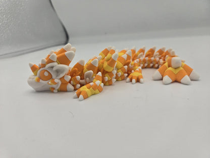 Baby Candy Corn (70%) Fall Halloween Themed Dragon 3D Print