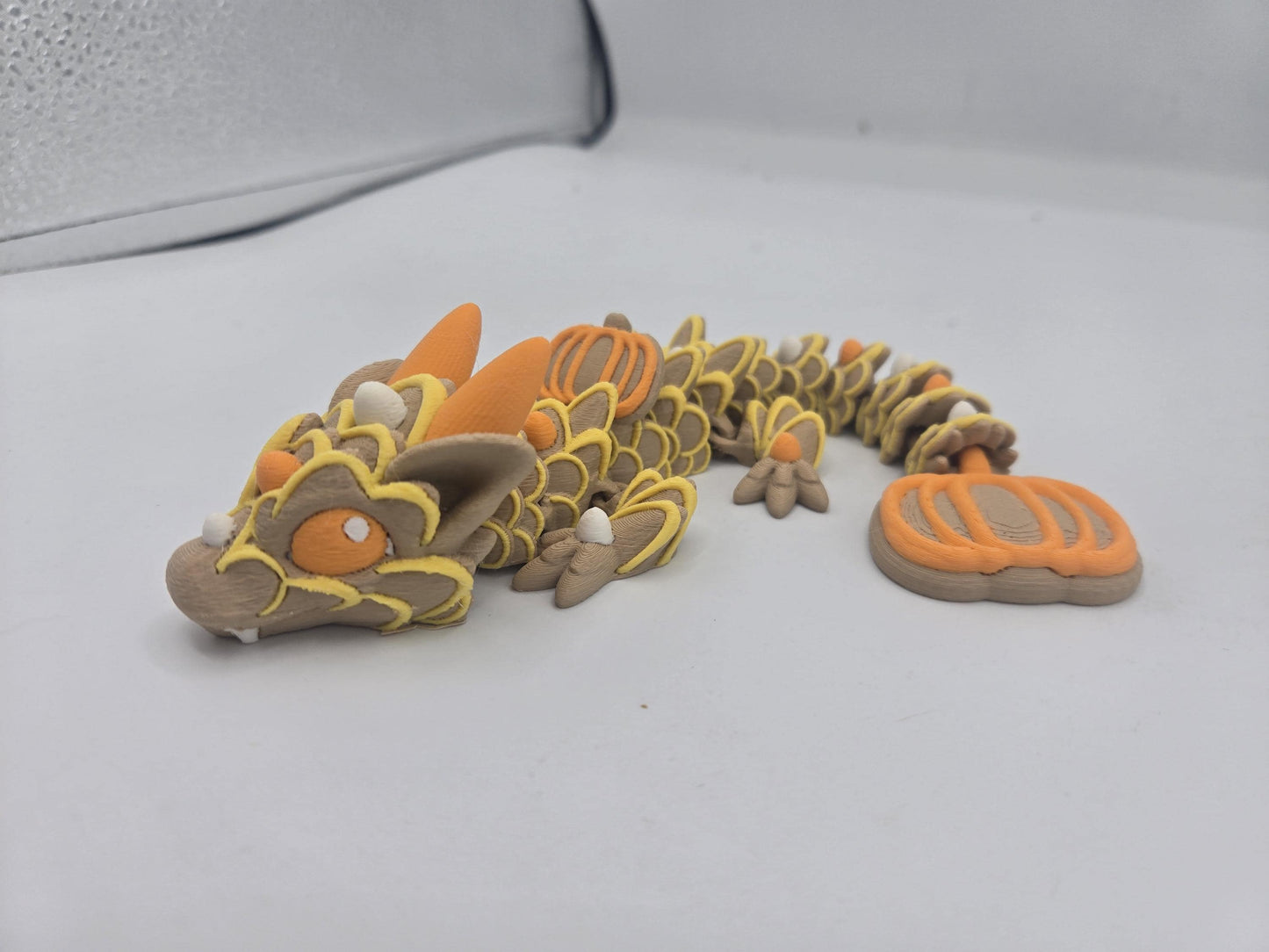 Baby Pumpkin Spice Cookie Dragon Articulated 3D Print