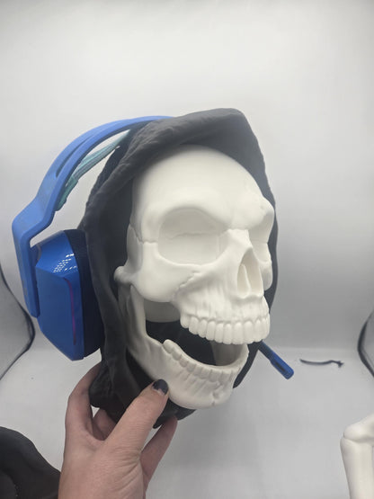 Grim Reaper Wall Display Controller and Headphone Holder 3D Print