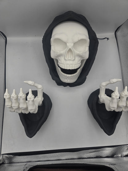 Grim Reaper Wall Display Controller and Headphone Holder 3D Print