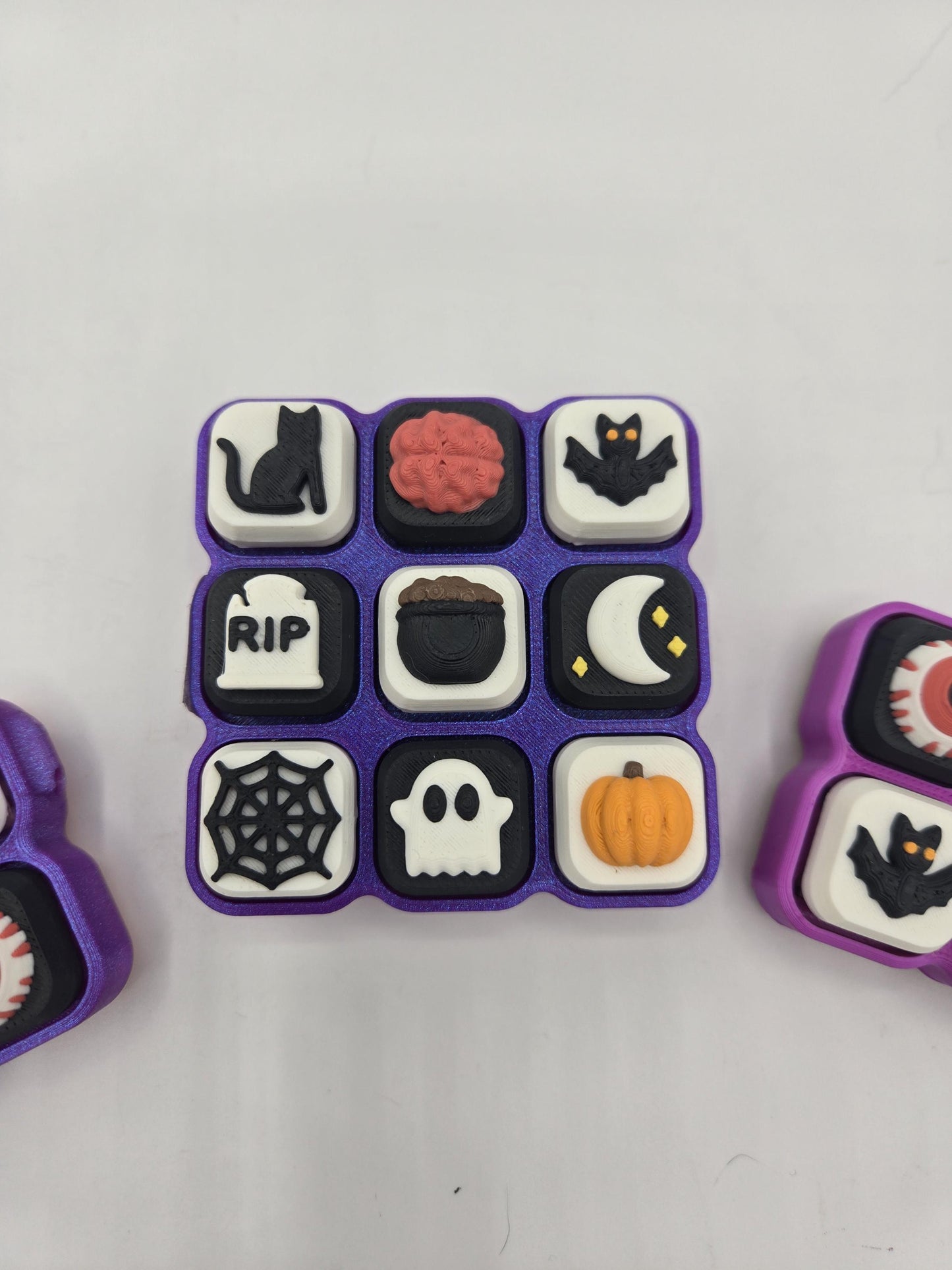 Random Halloween Combination Mechanical Key Clickers Fidget 3D Print