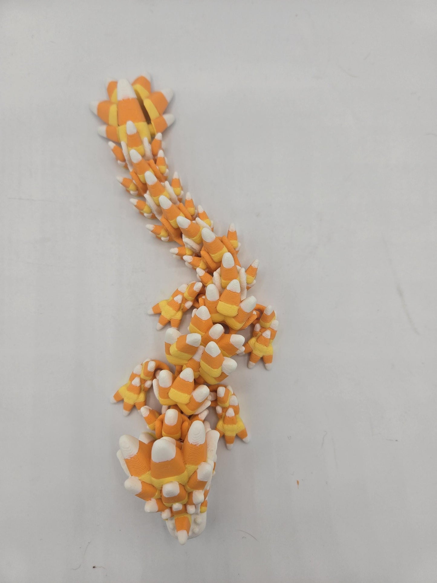 Baby Candy Corn (70%) Fall Halloween Themed Dragon 3D Print