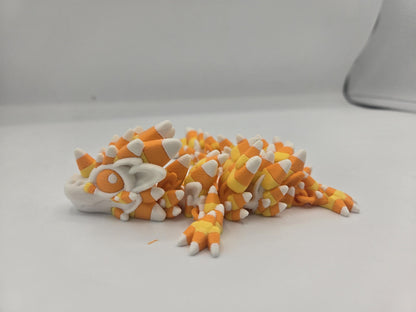 Baby Candy Corn (70%) Fall Halloween Themed Dragon 3D Print