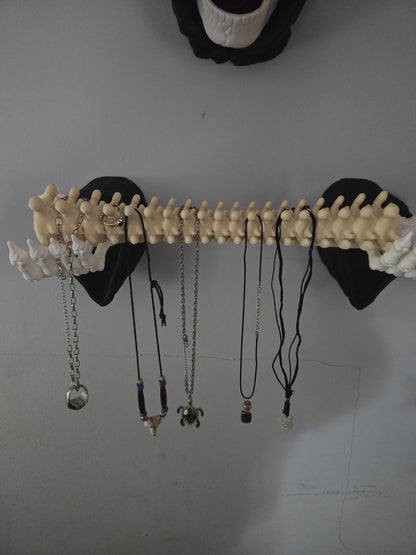 Spine Jewelry Holder Wall Hanging Display | 3D Print