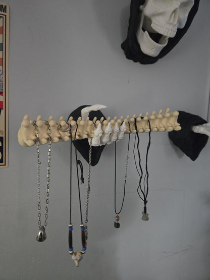 Spine Jewelry Holder Wall Hanging Display | 3D Print