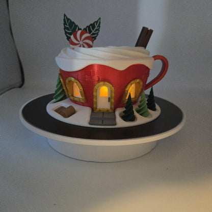 Hot Chocolate Christmas Fairy House | 3D Print