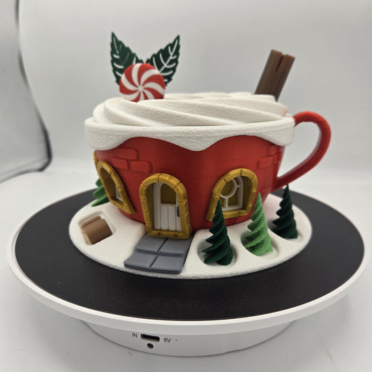 Hot Chocolate Christmas Fairy House | 3D Print
