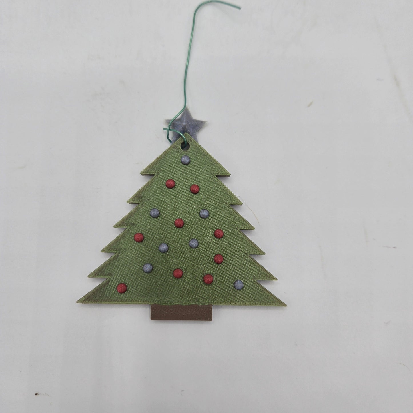 Festive Tree Christmas Ornament 3D Print