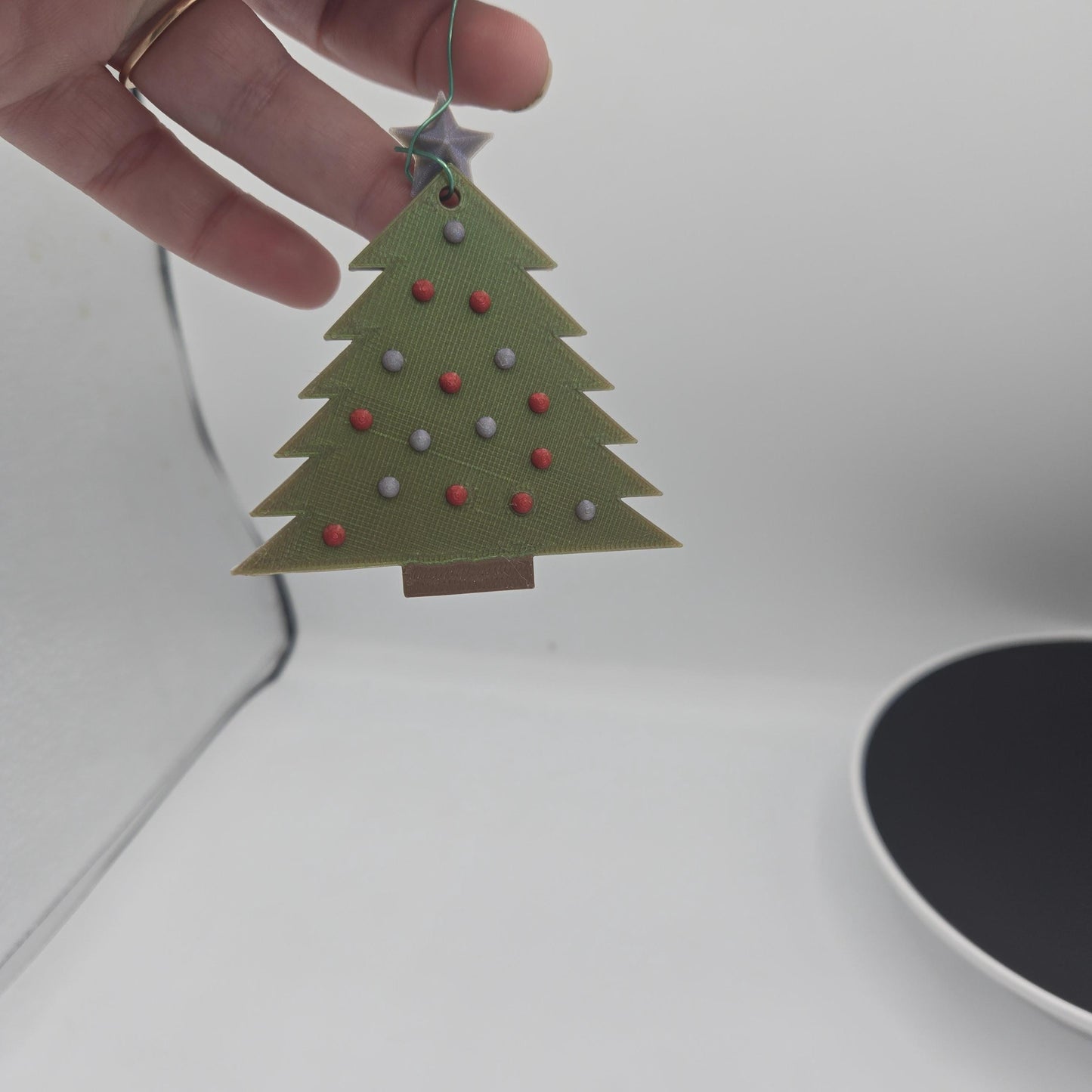 Festive Tree Christmas Ornament 3D Print