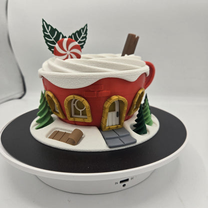 Hot Chocolate Christmas Fairy House | 3D Print