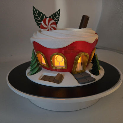 Hot Chocolate Christmas Fairy House | 3D Print